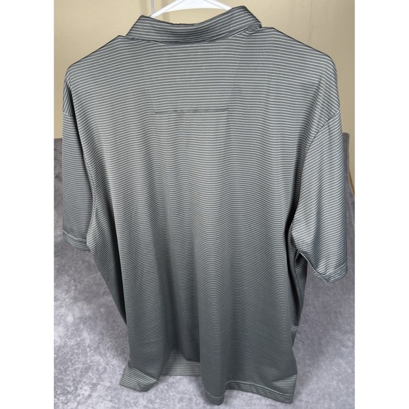 NC State Wolfpack Polo Shirt Mens XL Black Gray Duffy Stretch Golf Football Wolf - Picture 4 of 11